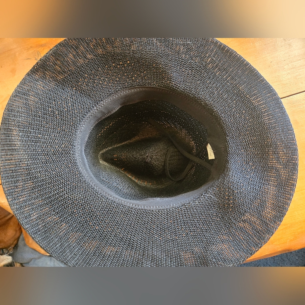 🖤 Grand C.C Women’s Black Crochet-Style Cowboy Hat – Western Boho - Picture 5 of 8